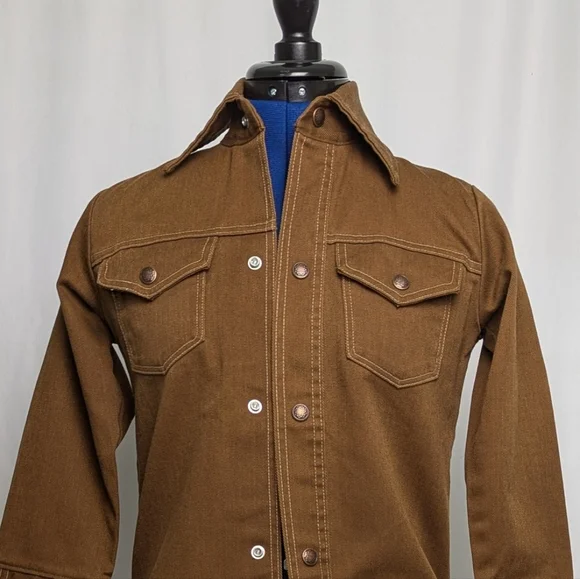 ジャケット・アウター 1970s British Prisoner JKT Brown Denim ジャケット・アウター 1970s British Prisoner JKT Brown Denim 1970's